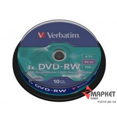 DVD-RW Verbatim 4x cake(10)